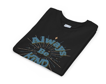 Immer freundlich Jugend-T-Shirt: Weiches Baumwoll-Kindheits-T-Shirt
