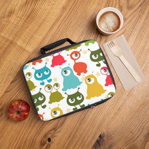 Colorful Monster Lunch Bag for Kids: Insulated School Lunch Tote