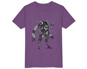 Youth Robot Graphic Tee | Combed Cotton Kids Fashion