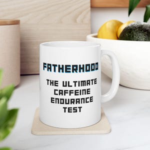 Personalized Father&#39;s Day Coffee Mug: Unique Dad Gift, Custom Ceramic Mug