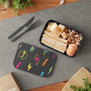 Vibrant Bento Box: Eco-Friendly PLA Bioplastic Lunch Box