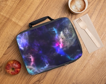 Borsa termica per il pranzo a tema spaziale, ideale per bambini e adulti, perfetta come regalo per il ritorno a scuola, i picnic e l'ufficio.