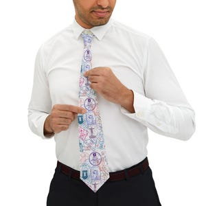 Colorful Patterned Necktie - Unique Fashion Accessory for Weddings, Business, Parties, Gifts, Stylish Formal Wear