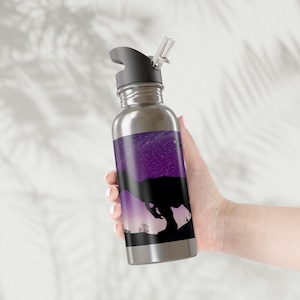 Adventure Awaits Stainless Steel Water Bottle: Eco-Friendly Hiking Gear