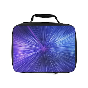 Galactic Lunch Bag Cosmic Cooler for Kids and Adults, Space Themed Tote, Unique Gift for School & Work, Stylish Insulated Lunch Box