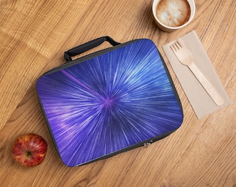 Borsa termica galattica per il pranzo, ideale per bambini e adulti, con tema spaziale, regalo unico per la scuola e il lavoro, elegante contenitore termico per il pranzo.