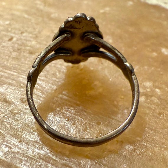 Vintage Bell Trading Post Turquoise Ring – Sterling Silver – Size