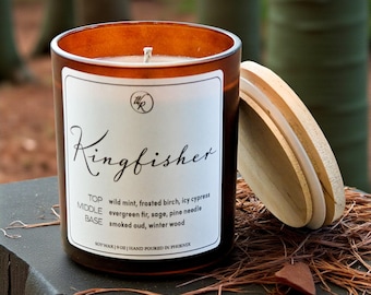 Kingfisher Inspired Soy Candle| Quicksilver Inspired Soy Candle | Literary Candle| Book Inspired Candle Scent |