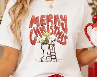 Fröhliche Weihnachten (PNG), Retro-Weihnachten (PNG), Vintage-Weihnachts-Sublimationsdruck, Weihnachtsshirt-Design, Digitaler Download