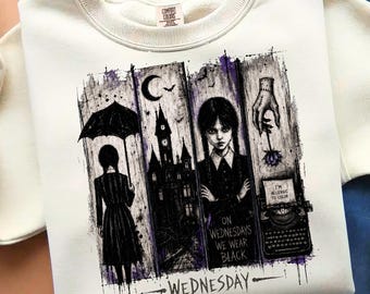 Gothic Braided Girl PNG, Dark Academia Halloween Design (Digital Download)