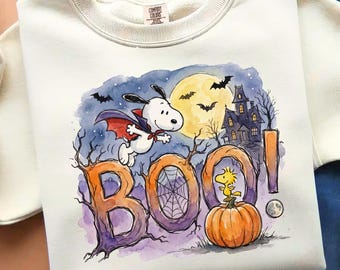 Halloween Beagle Dog Halloween PNG, Watercolor Fall Clipart (Digital Download)