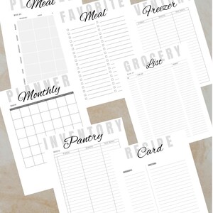 Afdrukbare maaltijdplanner | Direct downloaden | Wekelijkse maaltijdplanning