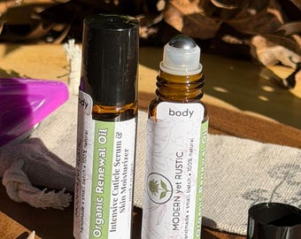 Organic Cuticle and Body Serum for Healthy Looking Nails and Radiant Skin