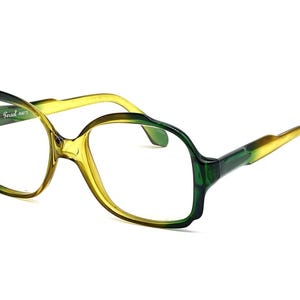 1980s PERSOL RATTI vintage squared eyeglasses oversized P14