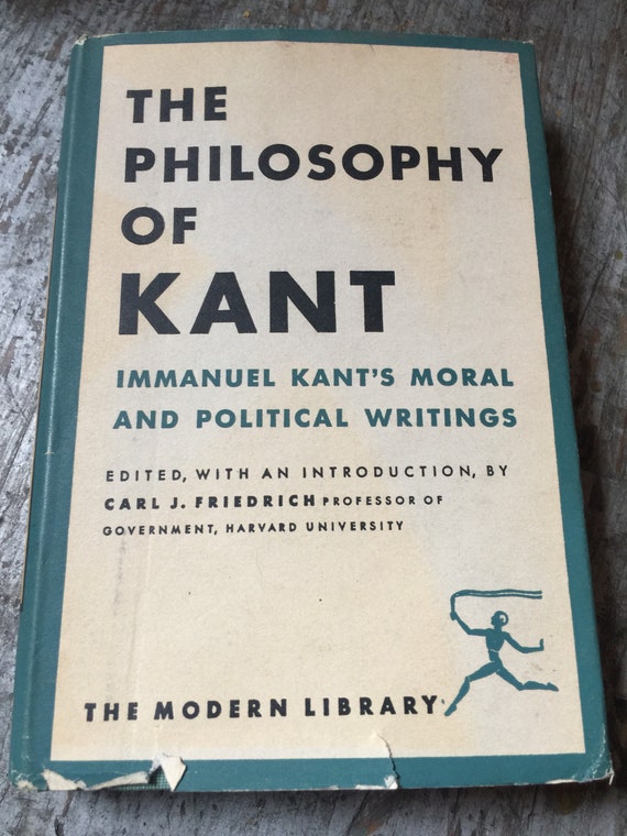 Resultado de imagen de The Philosophy of Kant 1949