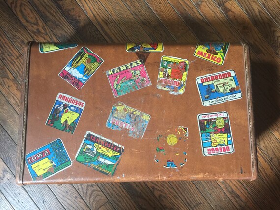 Vintage Samsonite State Stickers Decals Suitcase … - image 2