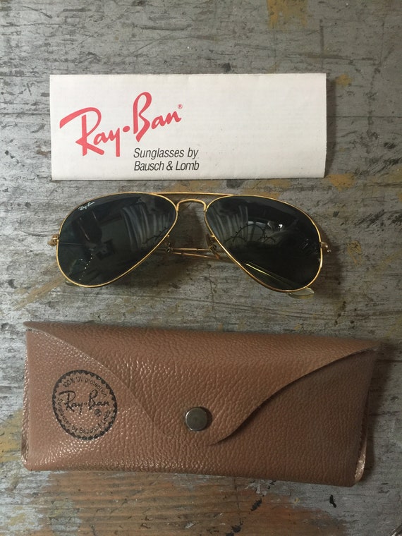 Vintage 90's Ray-Ban RayBan Ray Ban Gold Aviator S