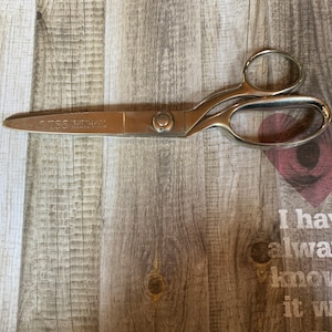 Vintage Wiss Scissors Lot Of 2 CB7 Pinking Shears & Kitchen Shears