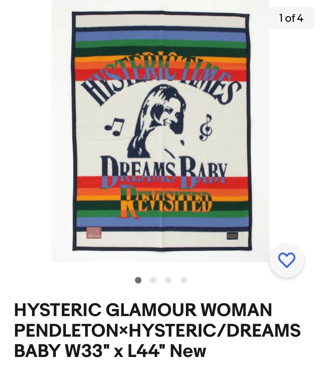 PENDLETON×HYSTERIC GLAMOUR」ブランケット 【公式通販】