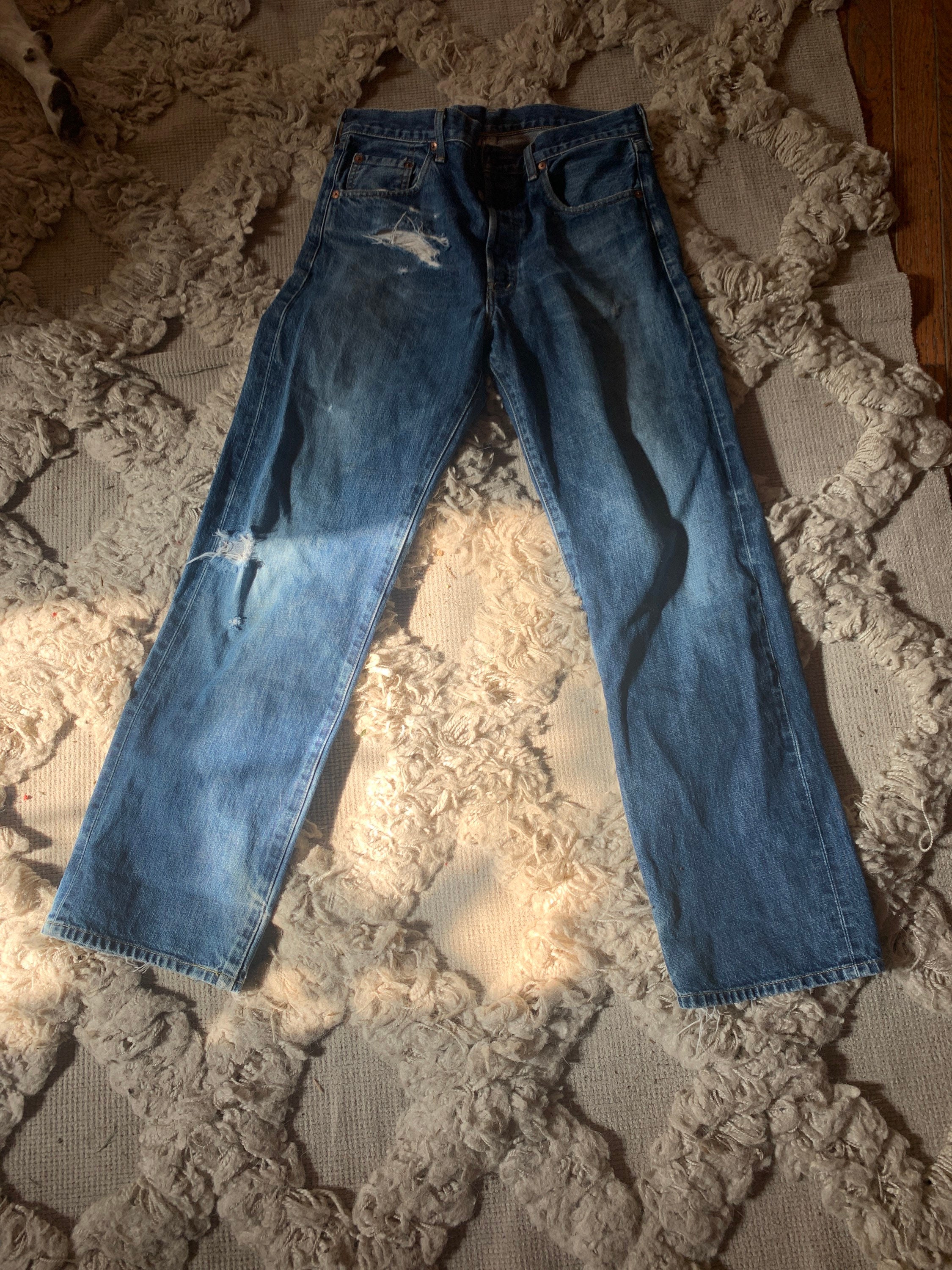 Levis 503 503b Xx Jeans Selvedge Single Stitch Capital E 33 X 36