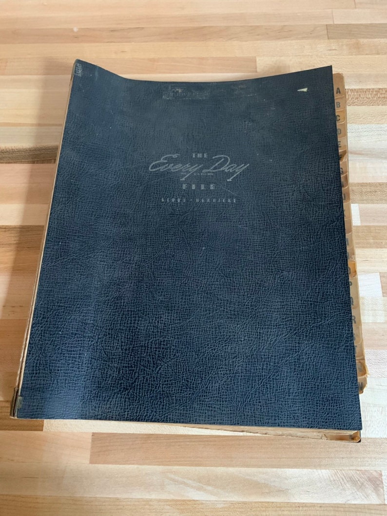 Vintage Globe Wernicke Every Day File and Fast Sorter Etsy