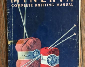 Vintage 1936 Minerva Knitting Magazine