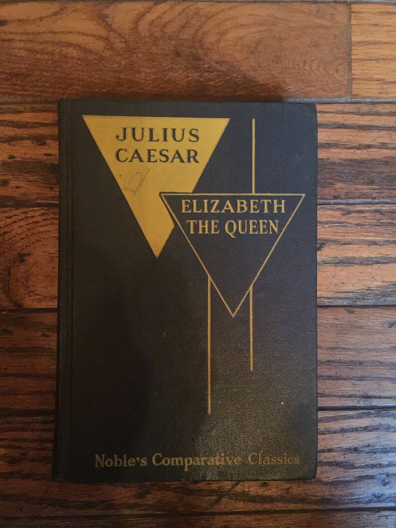 Vintage 1954 Julius Caesar Elizabeth the Queen Book image 1