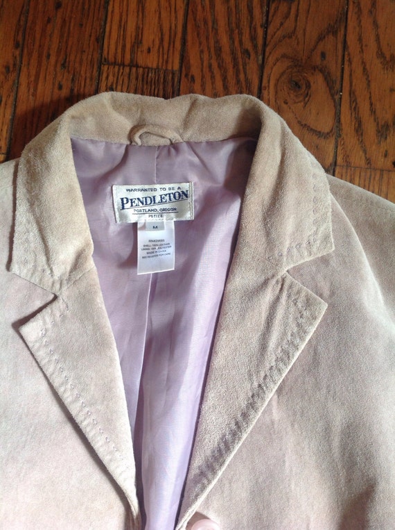 Vintage Women's Pendelton Leather Jacket Sz Medium - image 2