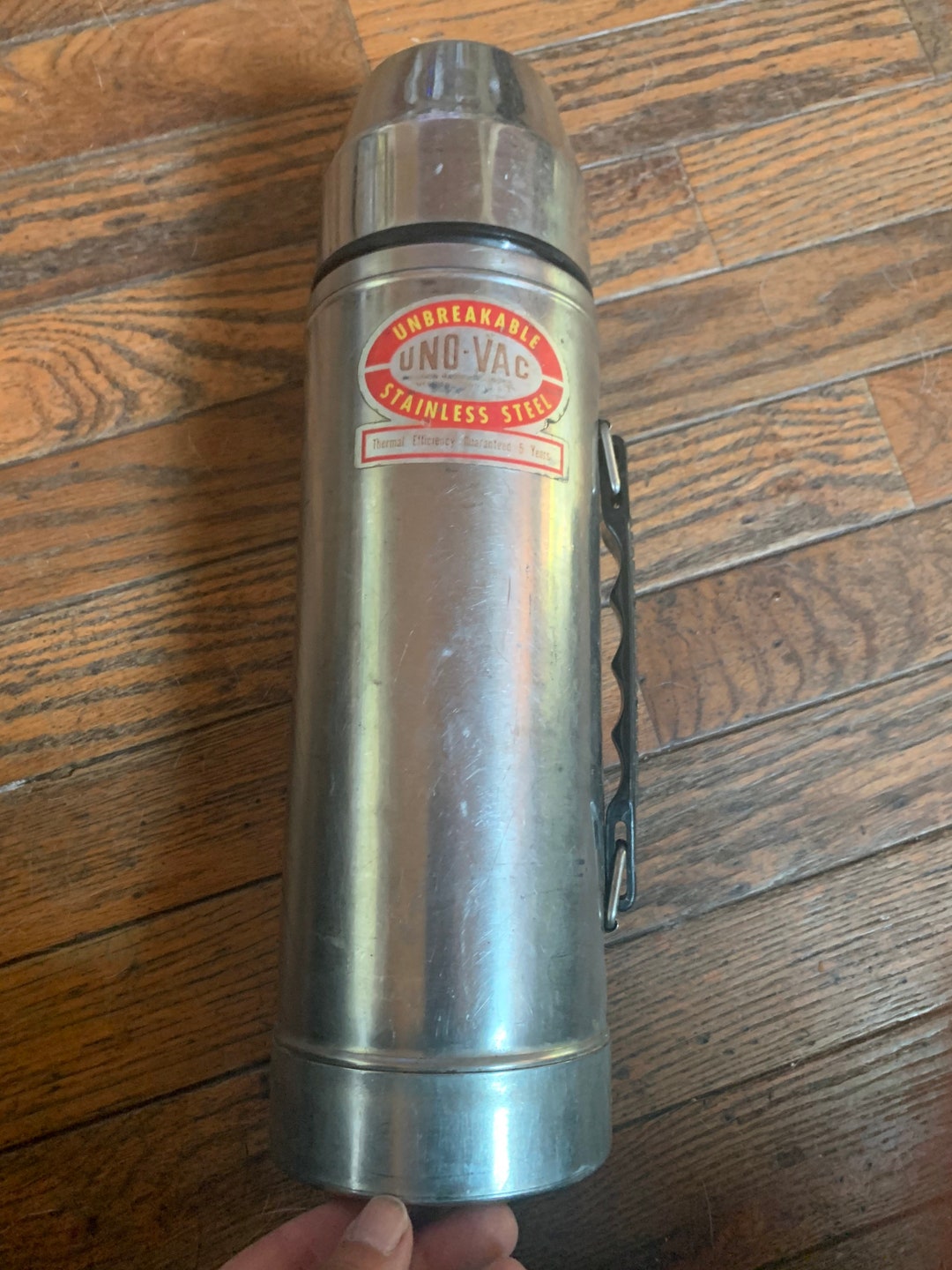 Vintage Unovac Stainless Steel Thermos Etsy
