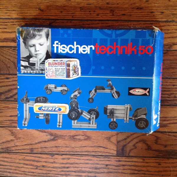 Vintage Fischer Technik 50 Building Set Germany