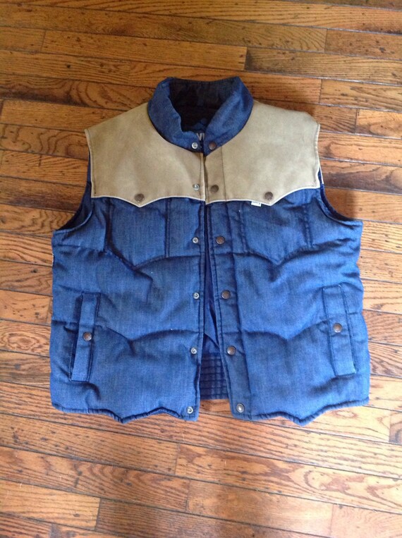 levis vest denim