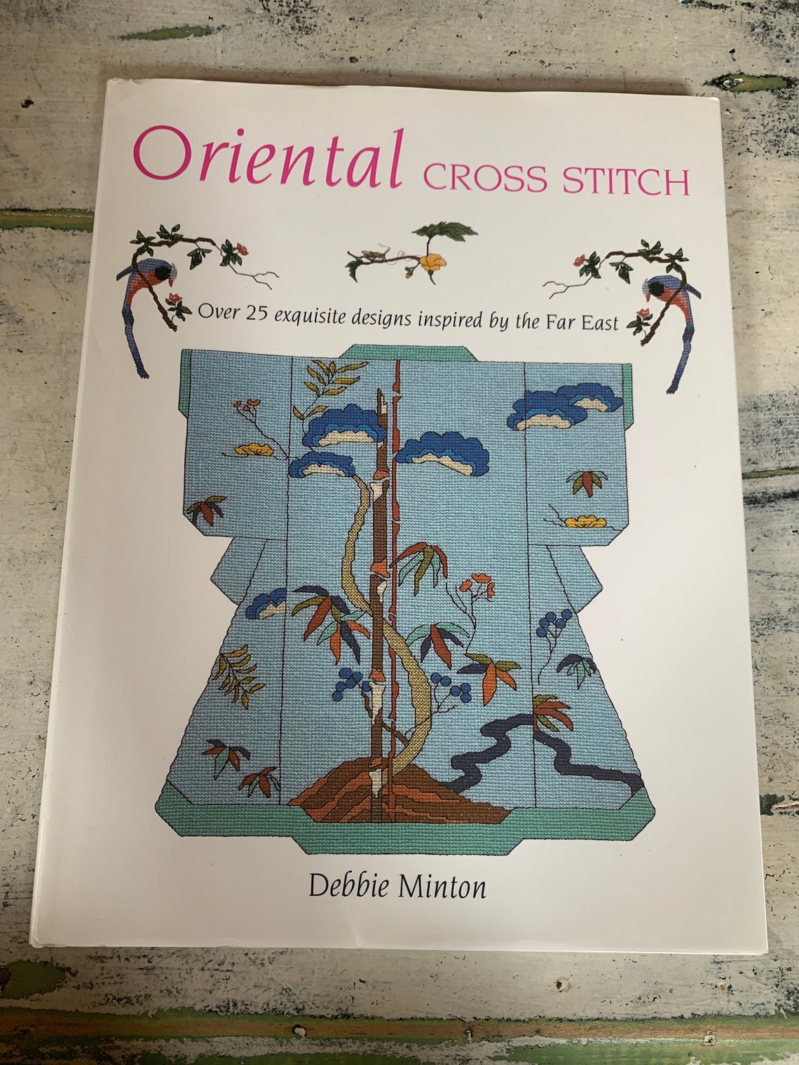 Oriental Cross Stitch Book Designs Instructions Debbie Minton Etsy