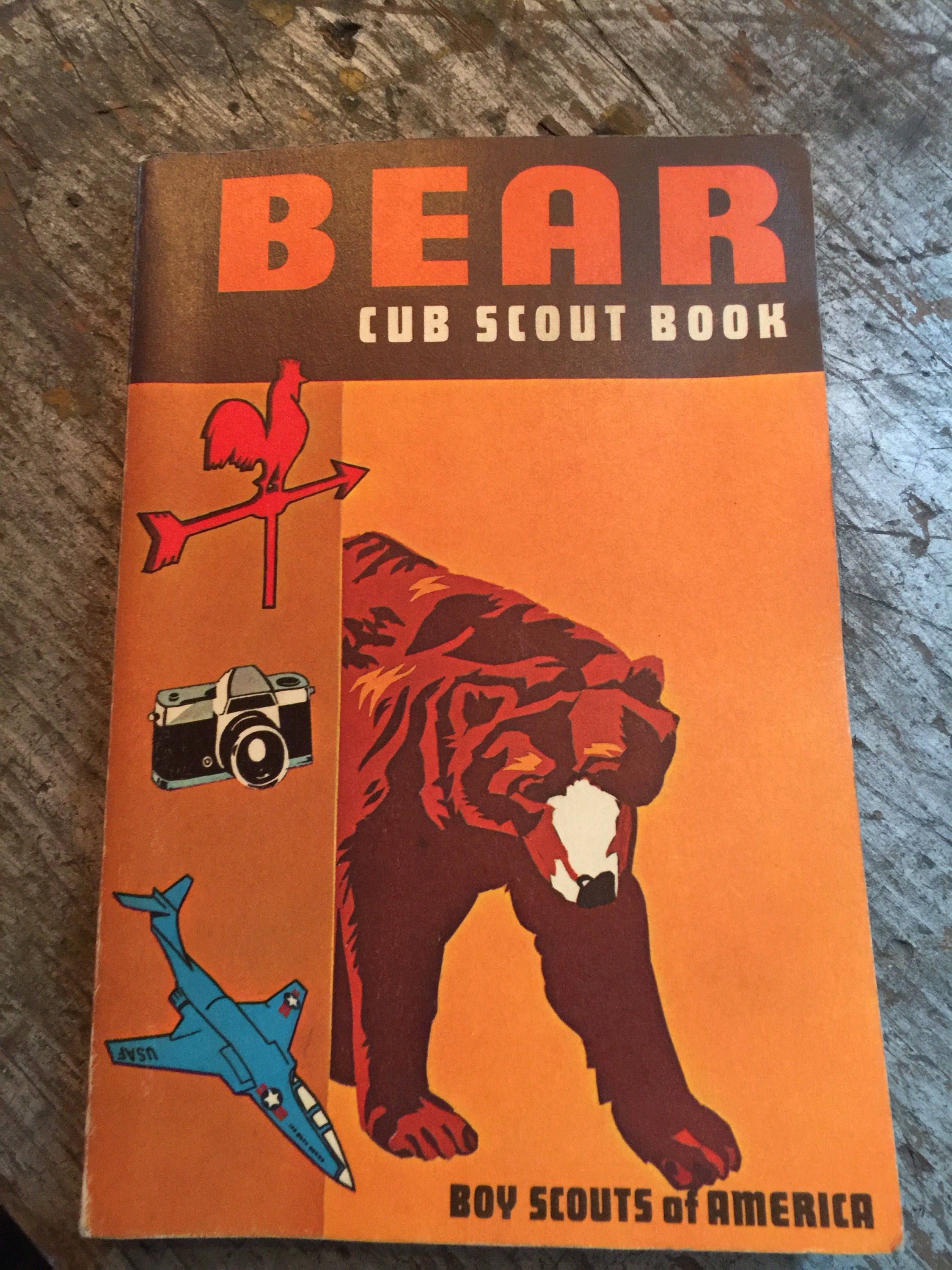 Vintage 1980's Bear Cub Scout Book Boy Scouts of Anerica Etsy