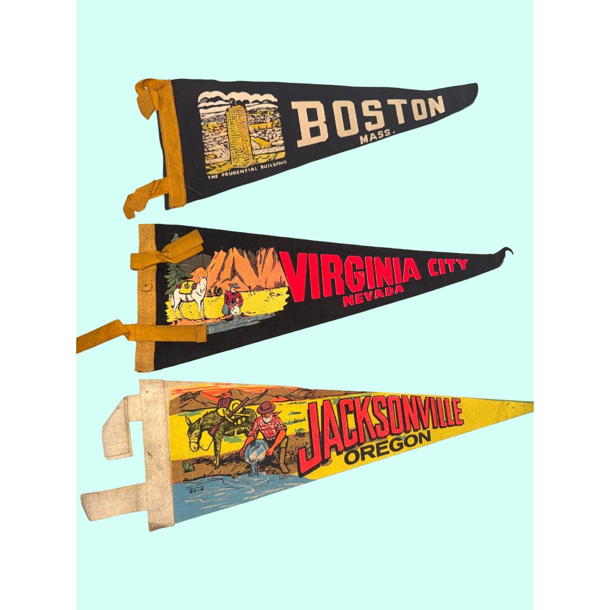 1958s OREGON ペナント 50s ヴィンテージ アメリカ製 Vintage Pennants Oregon - Etsy