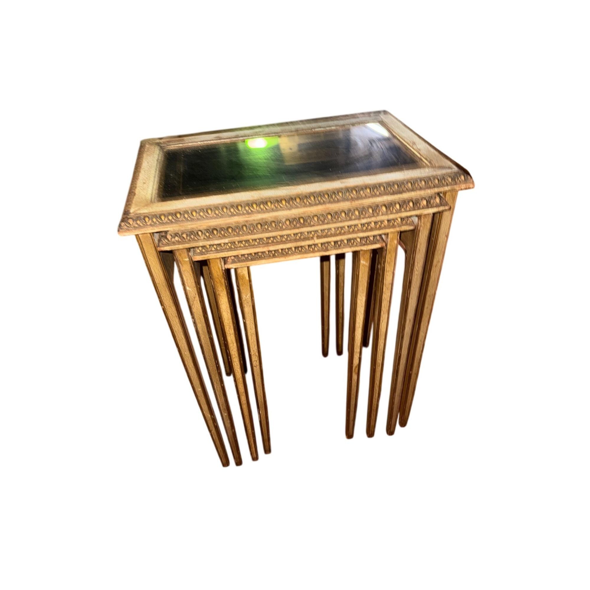 Italian Florentine Nesting Tables - Etsy