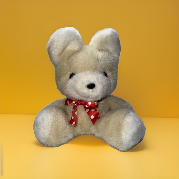 Iwaya Mumble BEAR Plush Fluffy Pet Series 1983 Japan Moving Animal