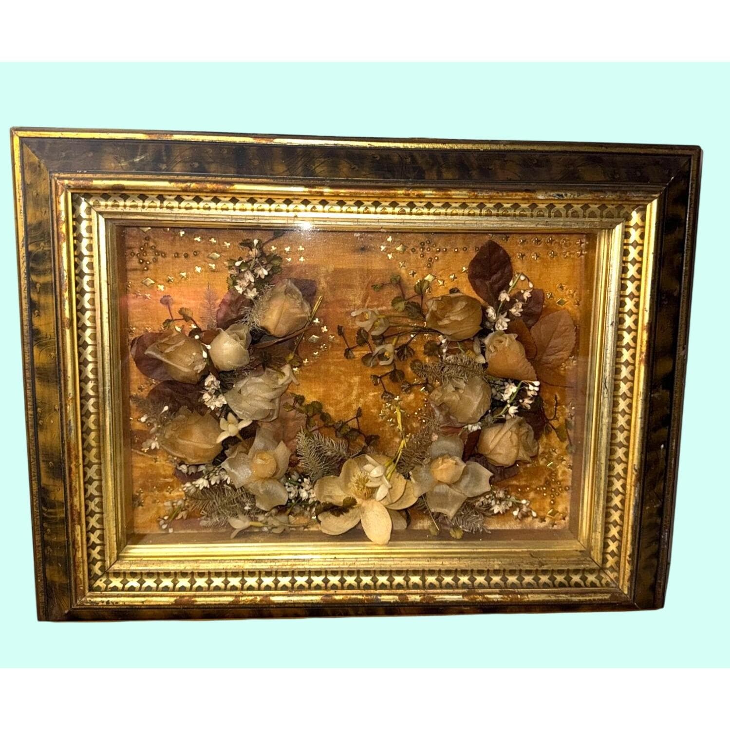 【自宅整理】アンティーク品　金色 Large Gold Ornate Vintage Box - Etsy