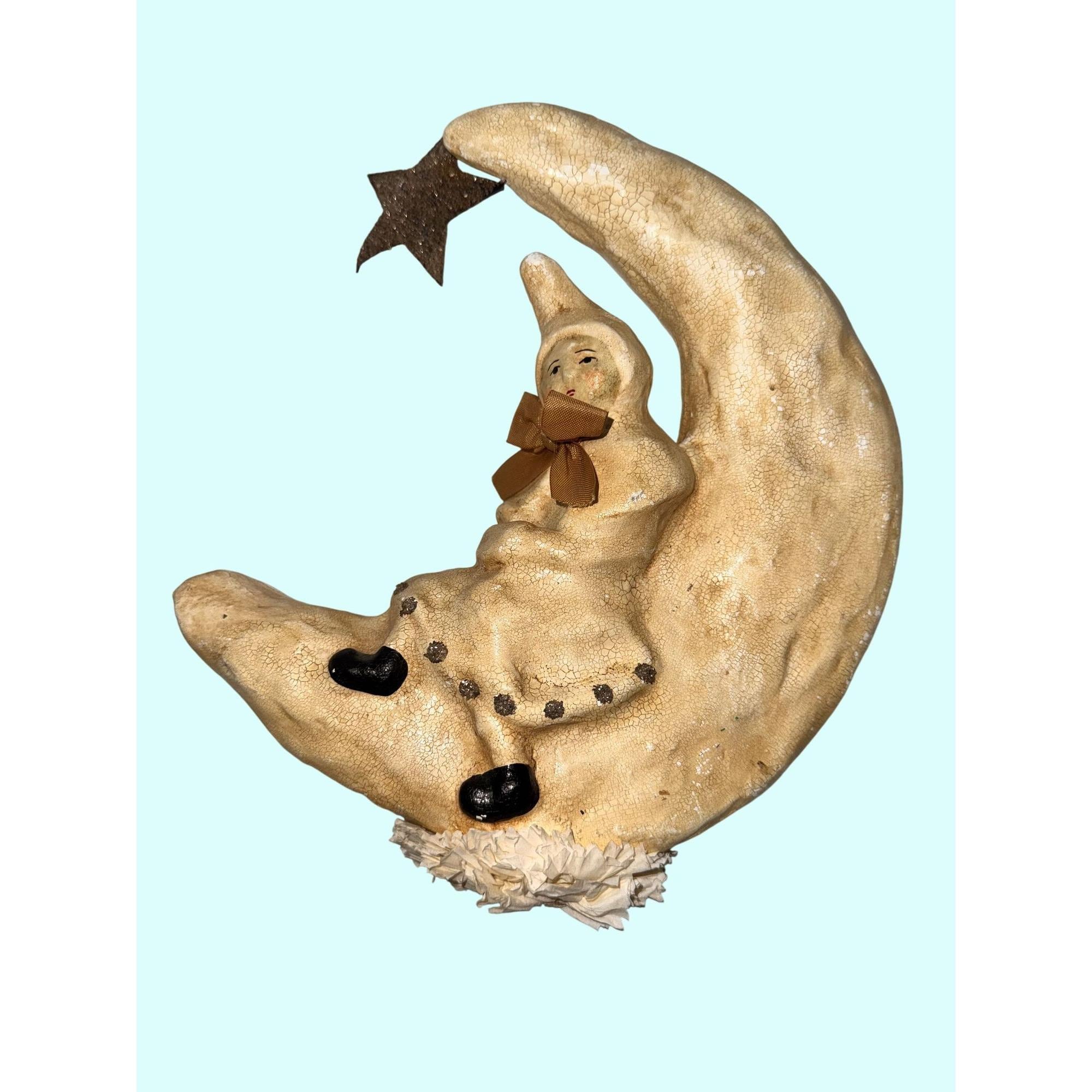 Paper mache moon - Etsy België, image size:2000x2000