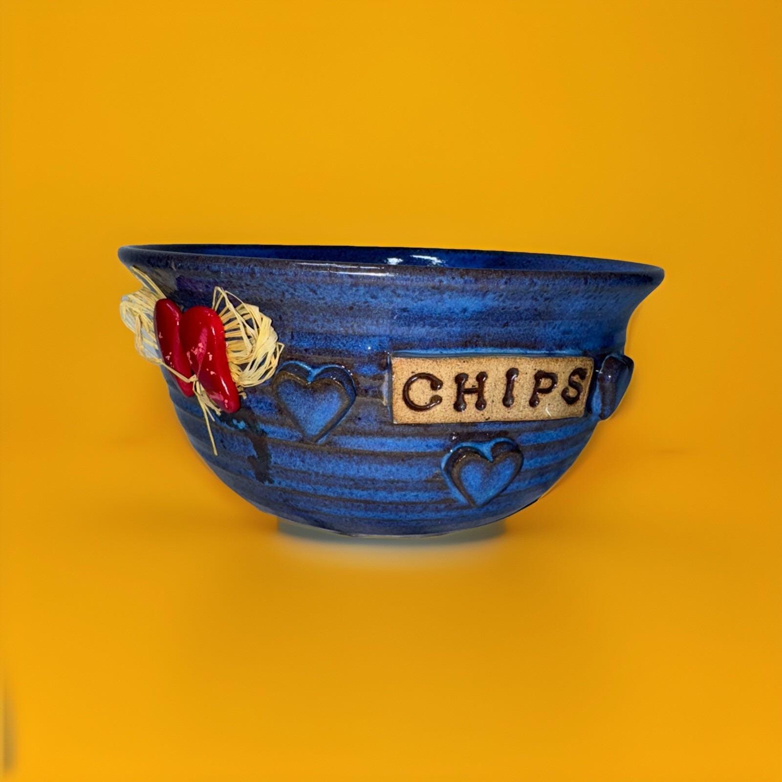 ボビー・ウォルターズ ヴィンテージ陶器 ブルーグレーズ チップス