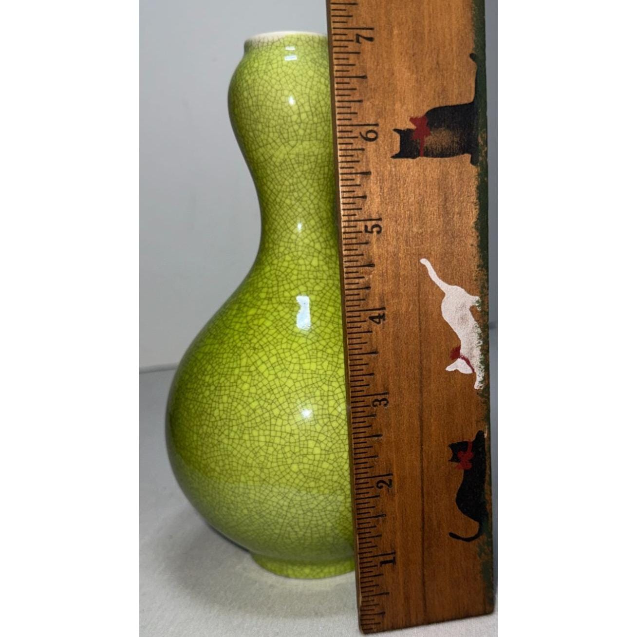 陶器製二重ひょうたん型花瓶 約62cm 陶器製二重ひょうたん型花瓶 約62cm