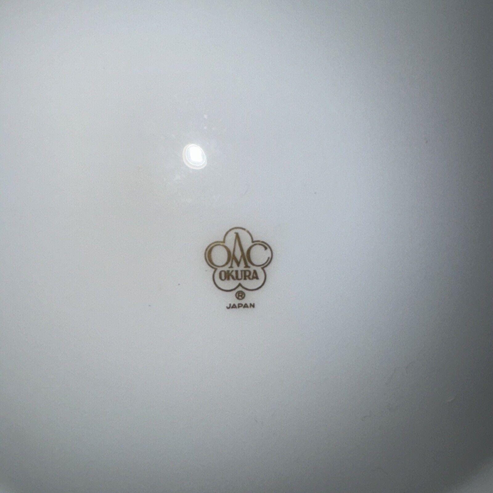 Okura Blue Rose Luncheon Plates 9
