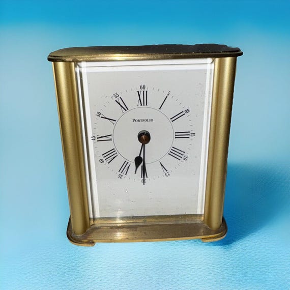 Tiffany and Co Portfolio Quartz Clock Watch Made in Germany