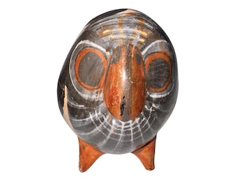 イタリア陶器 フクロウの置物 ピアネタ セラミカ ヴィエトリ陶器