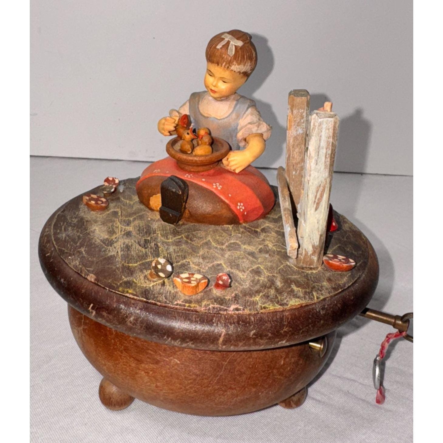 Boîte à Musique En Bois Champignon Rotatif – Mélodie Apaisante Et Décoration Charmante Bois D'allumage Boîte à Musique En Bois Champignon Rotatif – Mélodie Apaisante Et Décoration Charmante Bois D'allumage