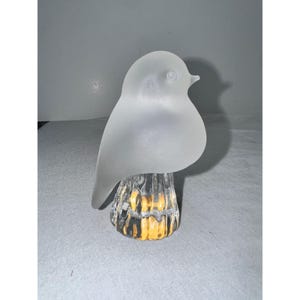 Reijmyre スウェーデン製 クリスタル バード フロストガラス ハンドメイド 置物 装飾品