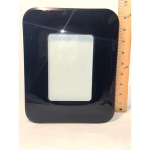 Black Glossy convex domed Rectangular Photo Frame Horizontal Vertical