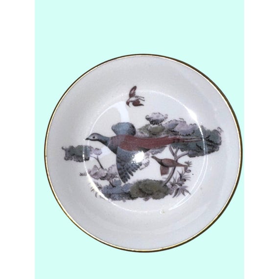 Royal Worcester Bone China Bird Design Saucer England