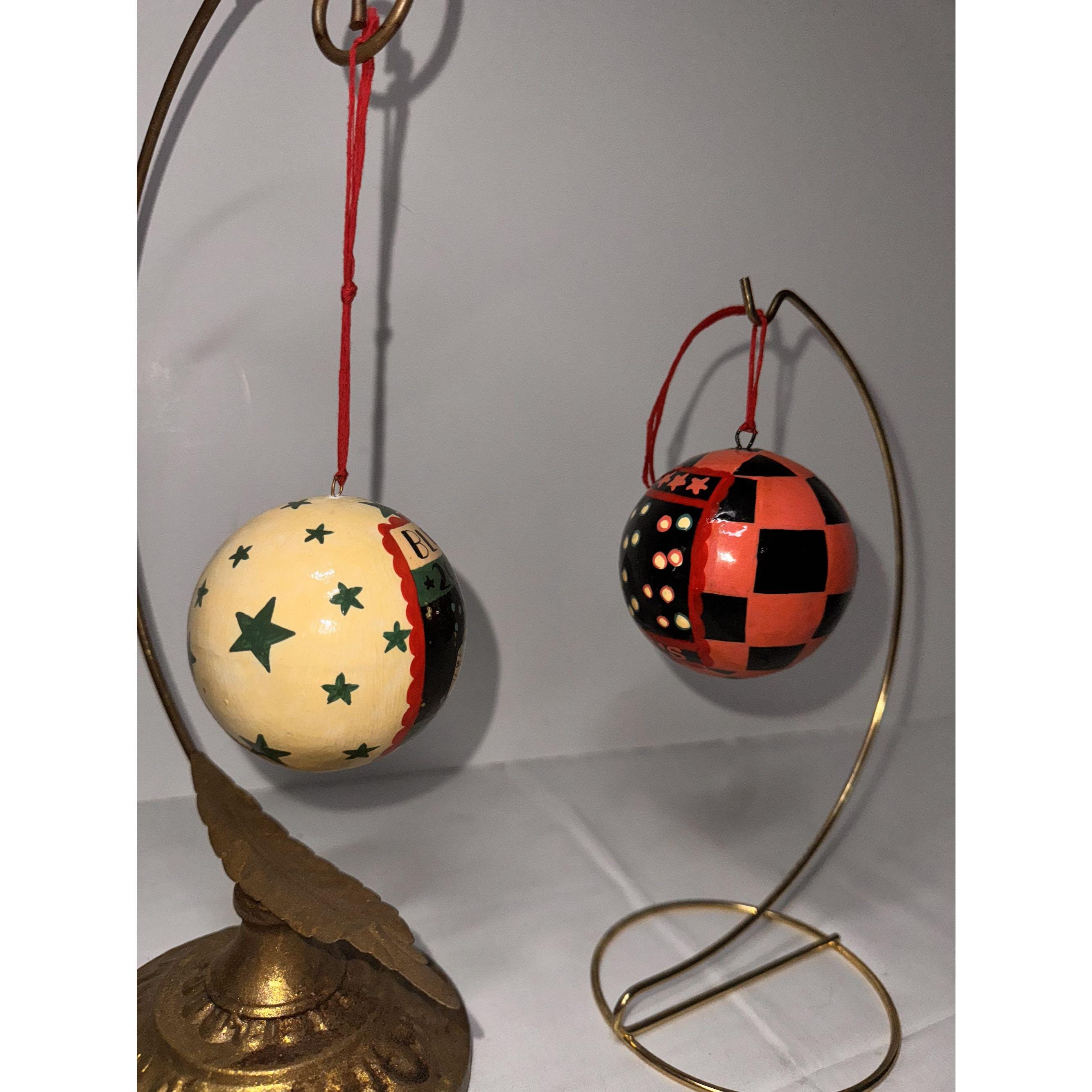 Hand-painted Ceramic Holiday Ornaments Bloomingdale's 2001 & 2007