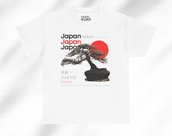 Camiseta de bonsái japonés, regalo para amantes de la naturaleza