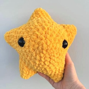Crochet Star plushie handmade stuffed animal cute